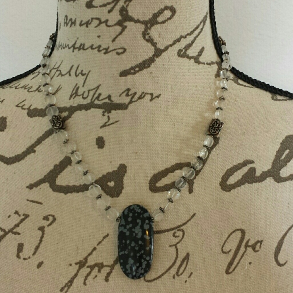 Quartz and Stone Silver Sterling